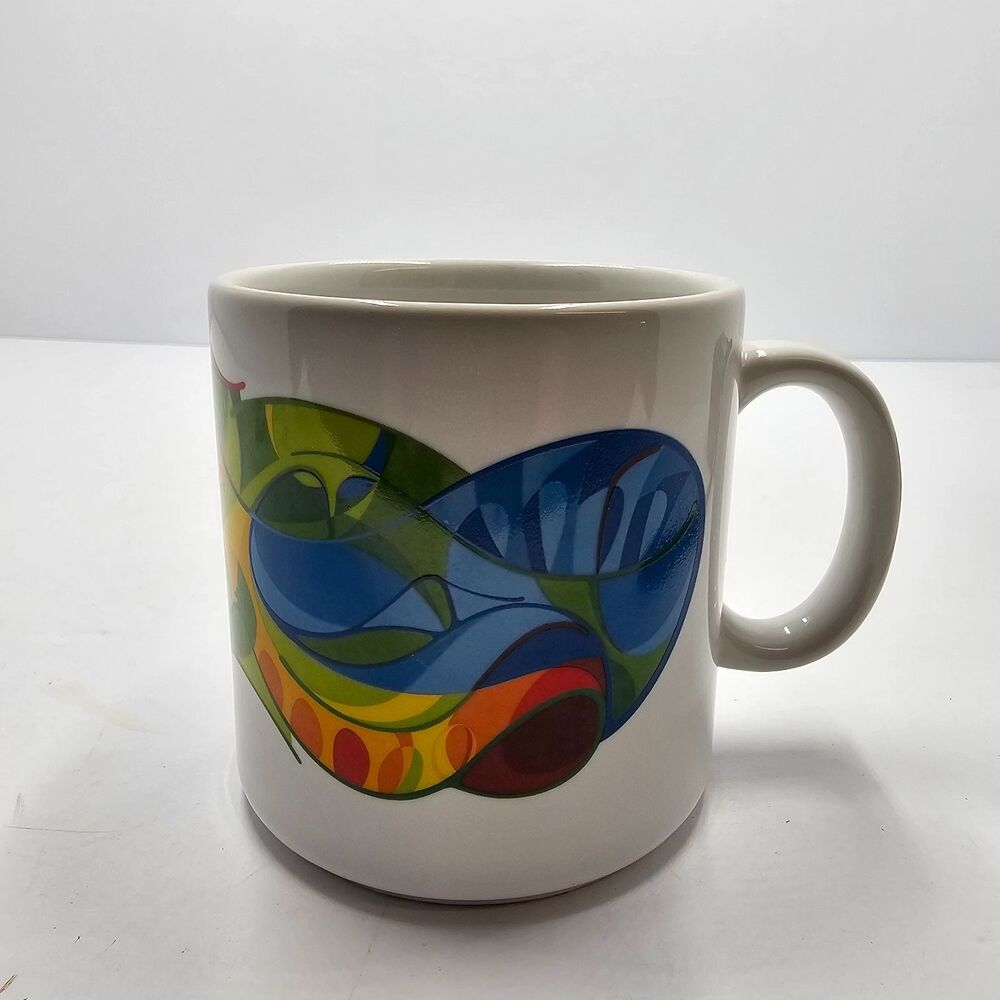 Rio 2016 Olympics Coffee Mug Ceramic White Summer Games Official Logo Graphic